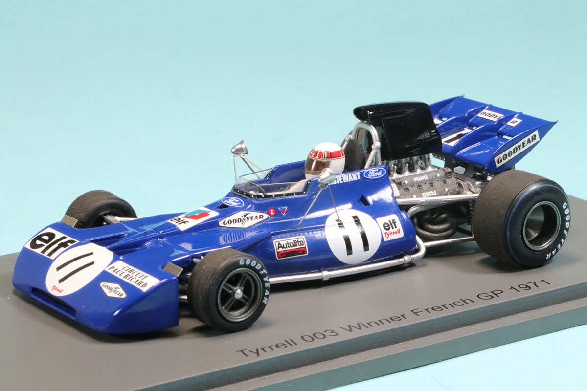 スパーク 1/43 ティレル 003 フランスGP 1971 Winner J