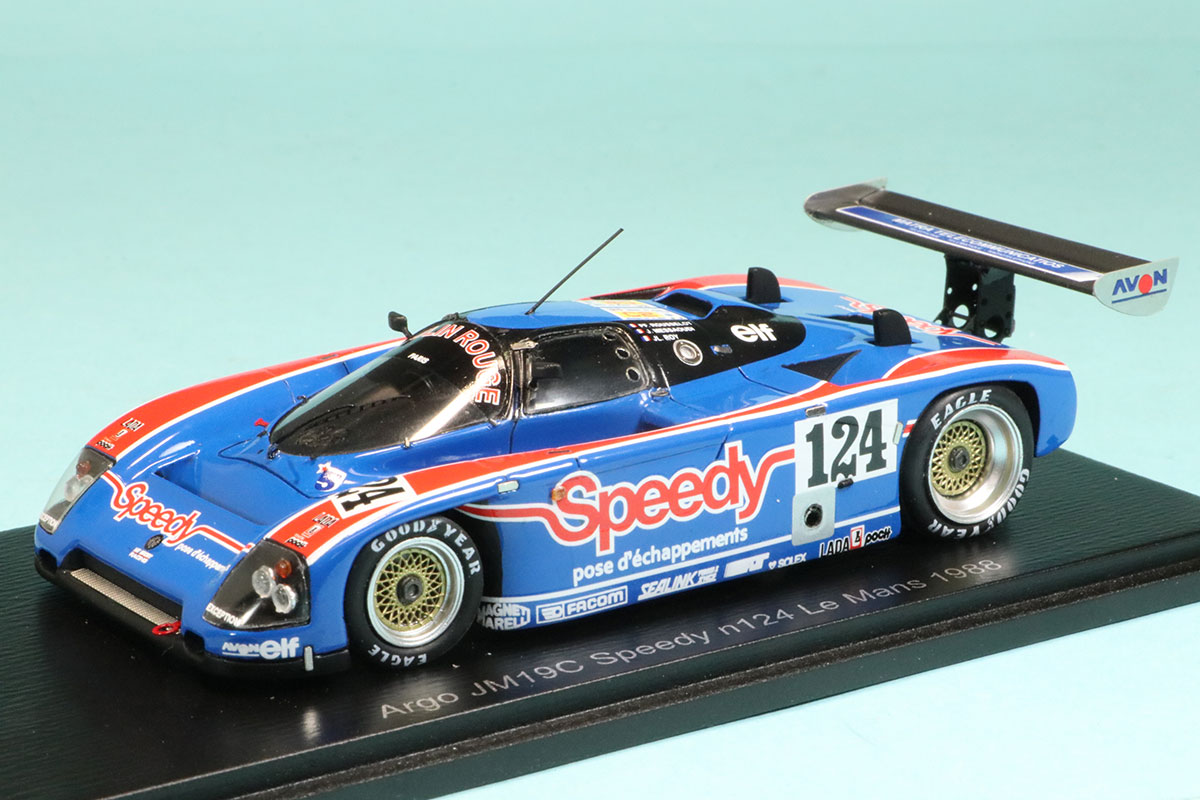 スパーク 1/43 Argo JM19C ルマン 24h 1988 No.124 S7318 ミニカー