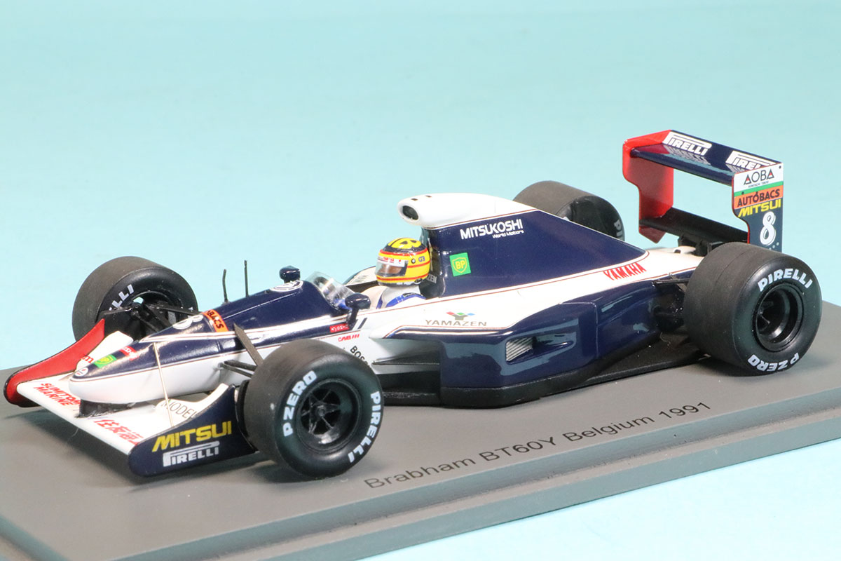 スパーク 1/43 ブラバム BT60Y ベルギーGP 1991 M.ブランデル