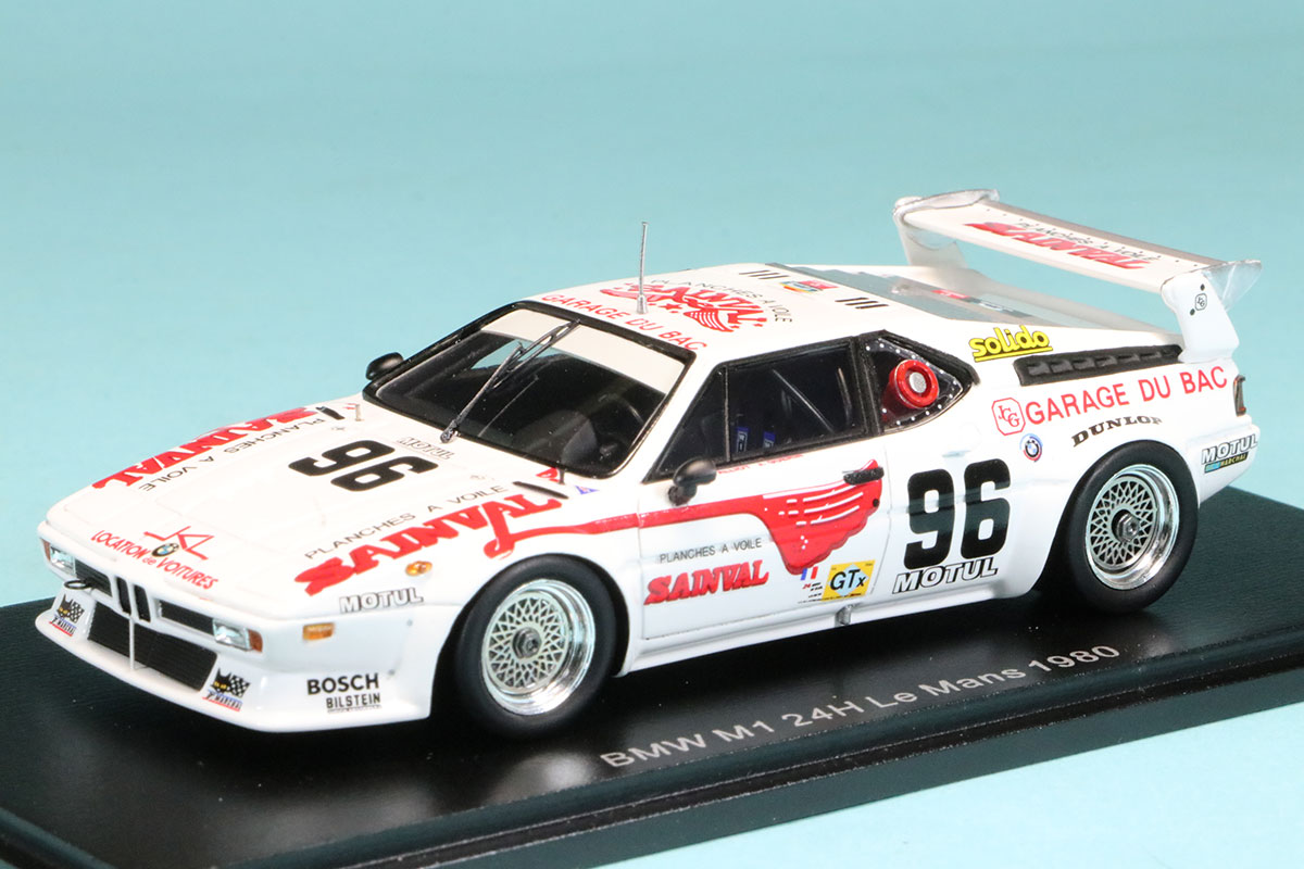 スパーク 1/43 BMW M1 ルマン 24h 1980 No.96 S6400 ミニカーショップ ロム