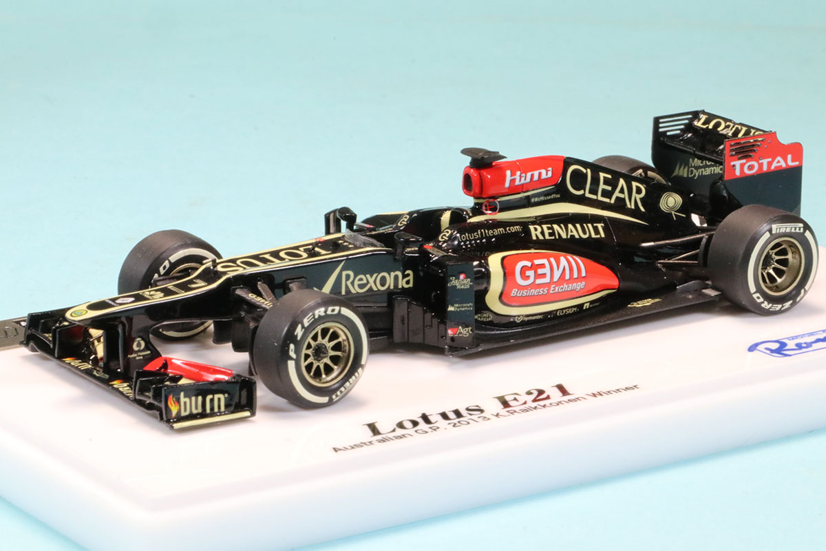 ロムファクトリー 1/43 ロータス E21 ルノー オーストラリアGP 2013 K.ライコネン ウィナー　RFTMK414_SM