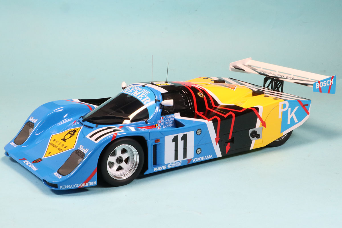 トップスピード 1/18 ポルシェ 962 CK6 ルマン 1990 No.11