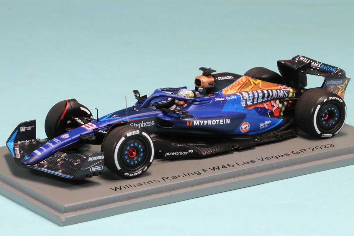 スパーク 1/43 ウィリアムズ FW45 ラスベガス GP 2023 A.アルボン