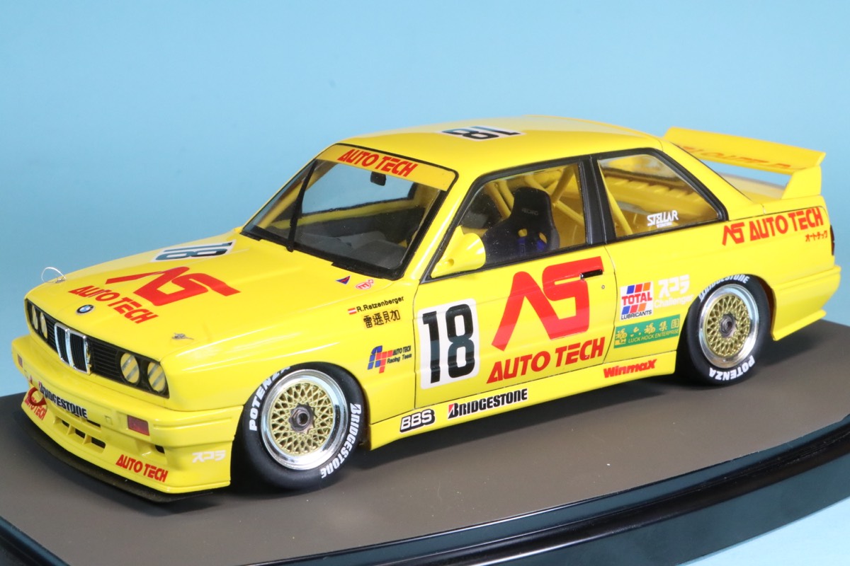 1/24 プラッツE30M3 オートテック　マカオGP仕様(マフラーおまけ付き) 1/24 プラッツE30M3 オートテック マカオGP仕様(マフラーおまけ付き)