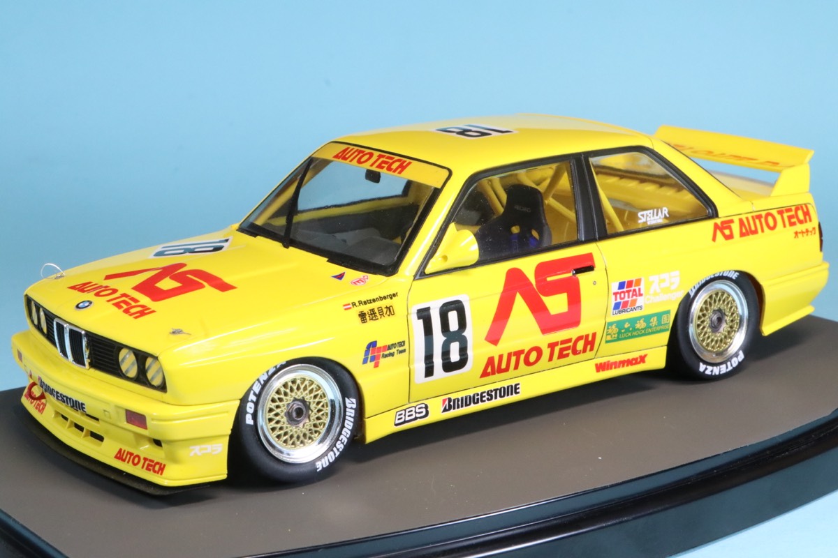 個人製作完成品 委託販売品 1/24 BMW M3 E30 Gr.A オートテック 塗装難あり 　RFPN24014_KH