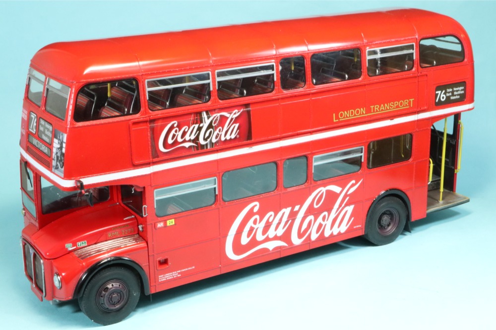 ロムファクトリー 1/24 AEC・ルートマスター ロンドンバス コカコーラ　RFR07651_SK