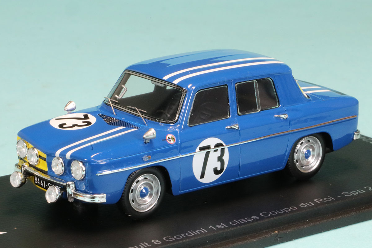 スパーク 1/43 ルノー 8 ゴルディーニ スパ 24h 1966 No.73　100SPA02