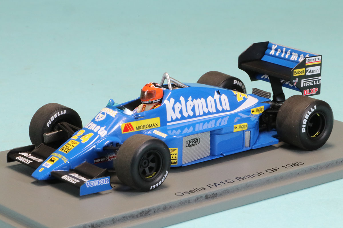 スパーク 1/43 オゼーラ FA1G イギリスGP 1985 No.24　S3965