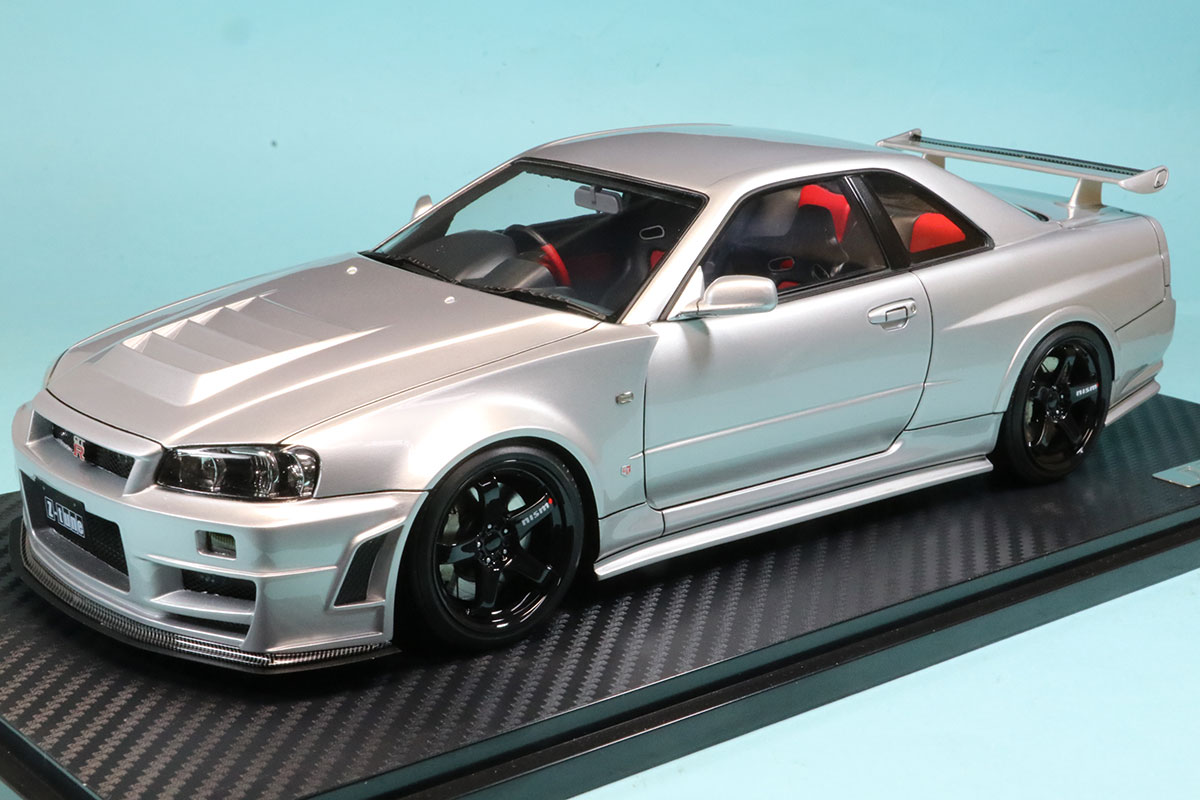 イグニッションモデル 1/18 ニッサン スカイライン GT-R R34