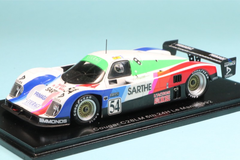 スパーク 1/43 クーガー C28LM ルマン 24h 1992 6th No.54　S3543