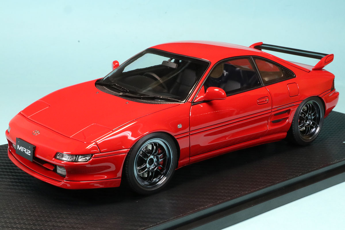イグニッションモデル 1/18 トヨタ MR2 (SW20) レッド/CE28N