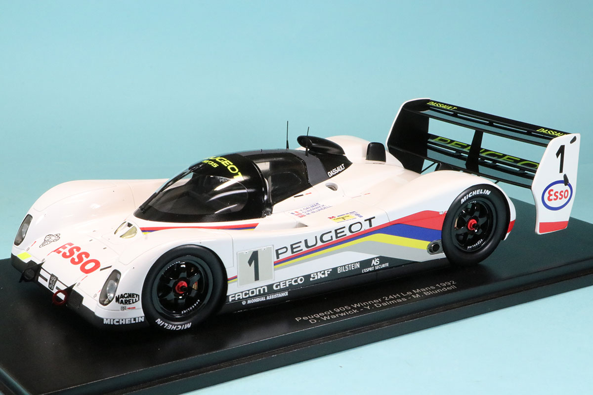 ファッション スパーク ケース ウィナー No.1 1992 ルマン 905 プジョー 1/18 ミニカー