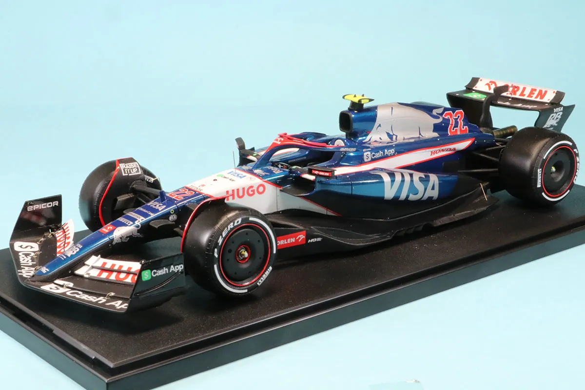 ビザ キャッシュアップRB VCARB 01 F1 マイアミGP 角田裕毅 角田裕毅の「VCARB 01」が色彩豊かな虹色カラーに…RB、F1
