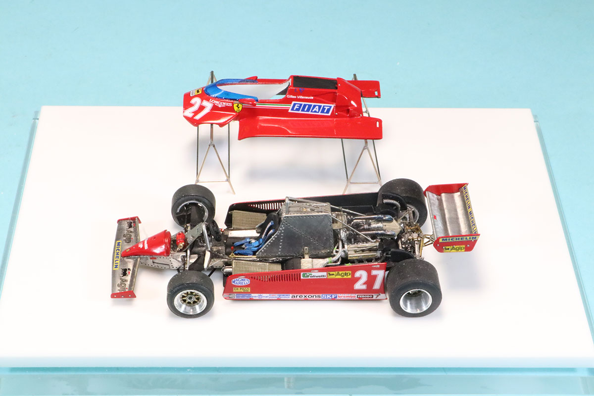 [受注製作見本] ロムファクトリー 1/43 フェラーリ 126CK モナコGP 1981 G.ヴィルヌーブ 　RFTM126CK_KI