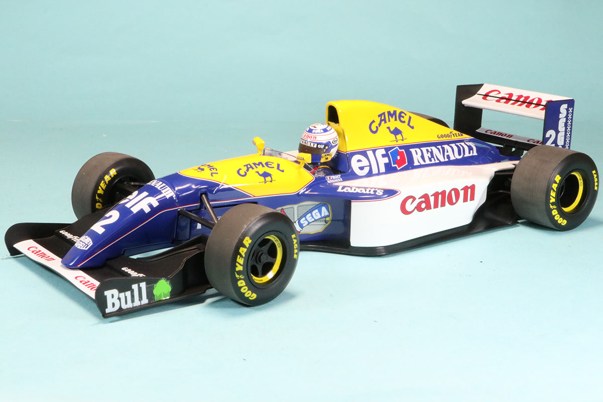 [予約] ミニチャンプス 1/18 ウィリアムズ ルノー FW15C 1993 ワールドチャンピオン A.プロスト デカール加工品　180930002S