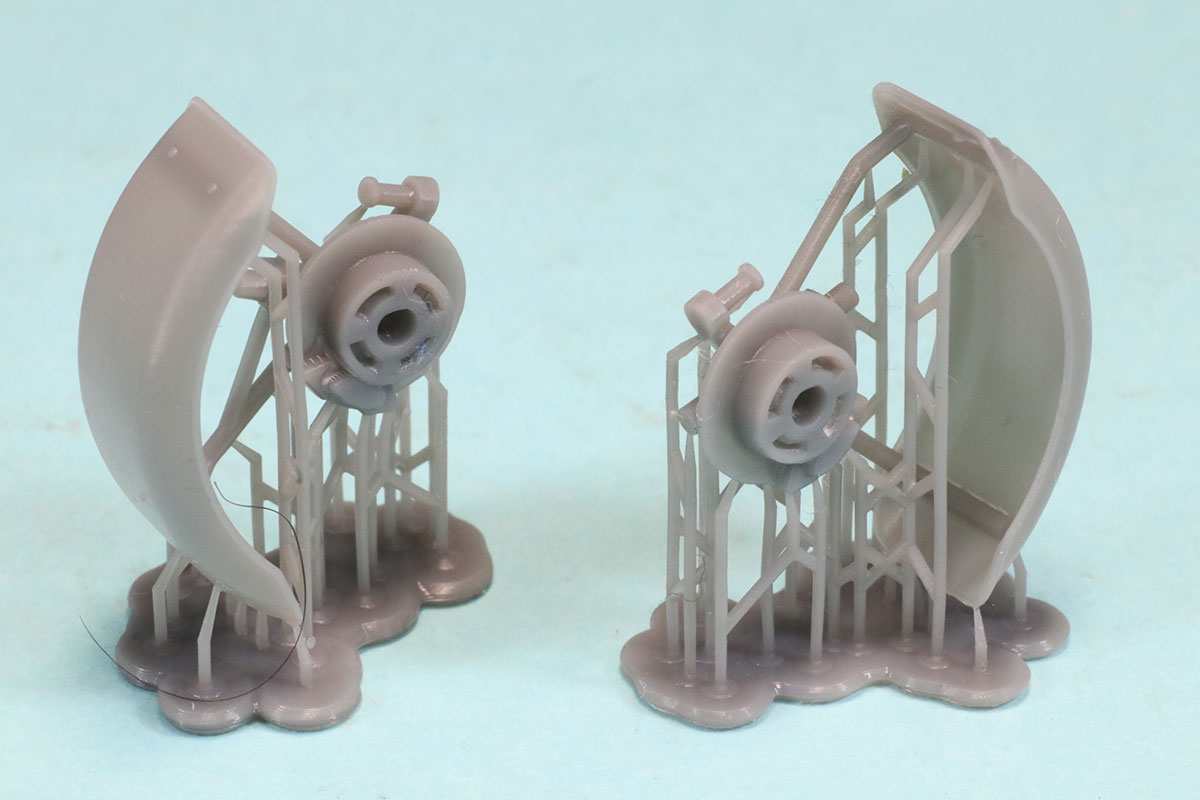 レイクフロントモデル 返品返金／交換不可アウトレット品 1/24 スーパー7 サイクルフェンダー セット タミヤ対応　LFM-S7-1F