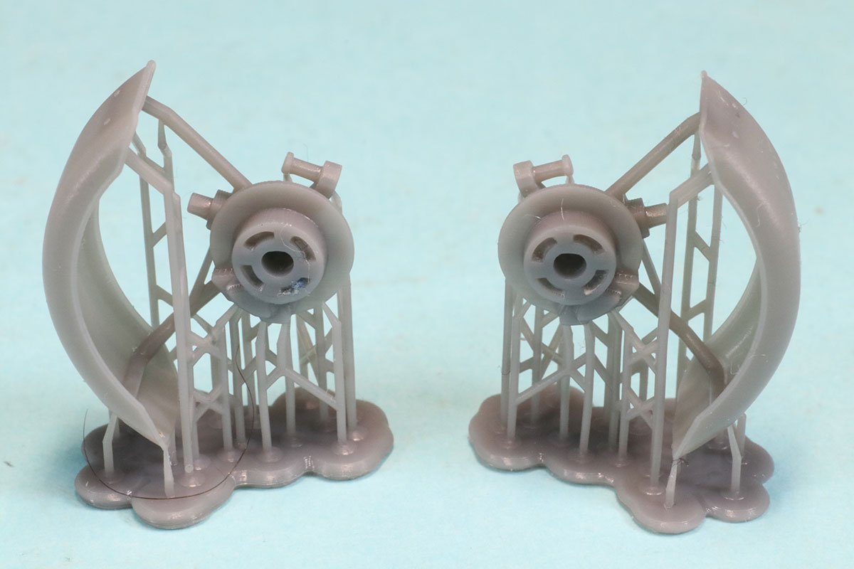 レイクフロントモデル 1/24 3Dプリントパーツ スーパー7 サイクルフェンダー セット タミヤ対応　LFM-S7-3