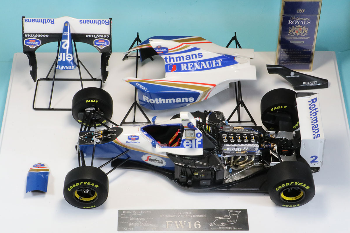 ロムファクトリー 1/12 ウィリムアズ FW16 サナンマリノGP  1994 A.セナ ラストレース　RFK839_TO
