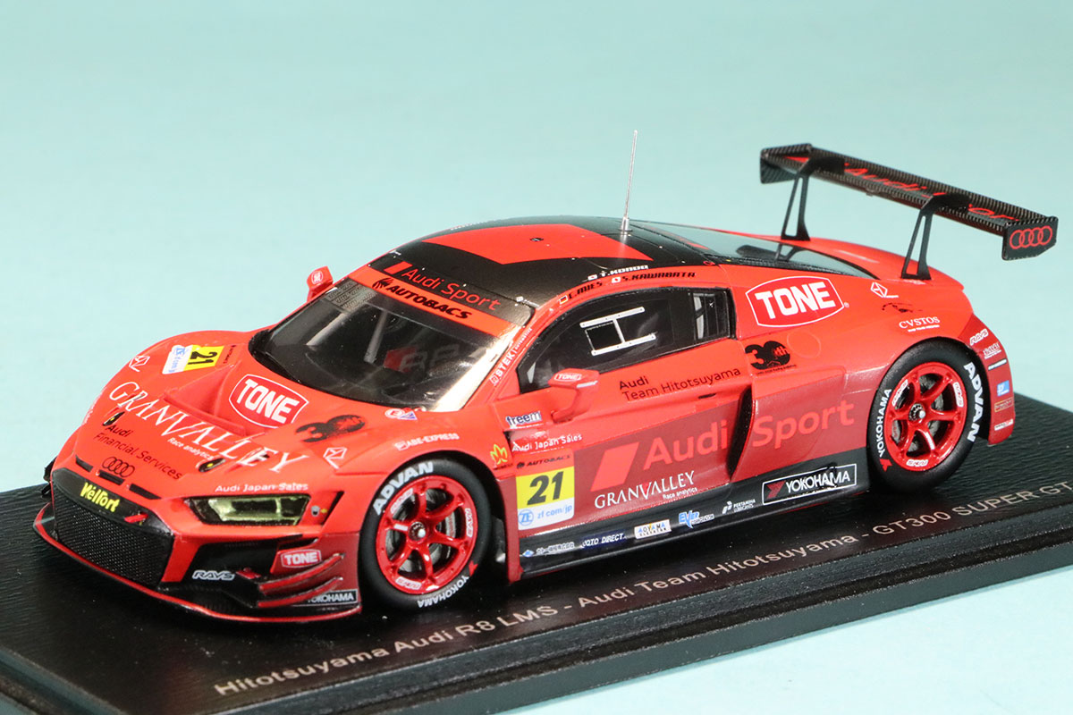 アウディ 模型　ミニ　Audi Team Hitotsuyama スポーツカー Amazon | POP RACE 1/64 アウディ R8 LMS - Super GT 2019#21