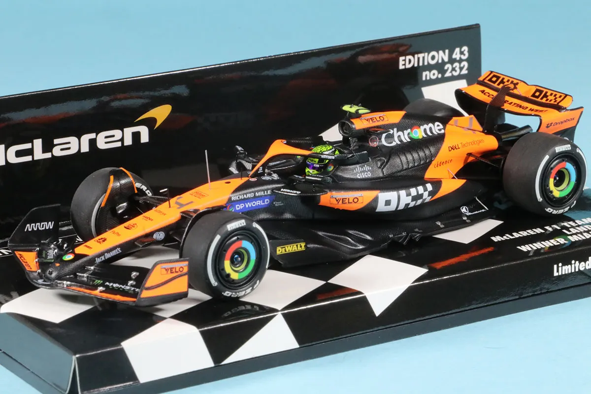 ミニチャンプス 1/43 マクラーレン MCL38 マイアミGP ランド