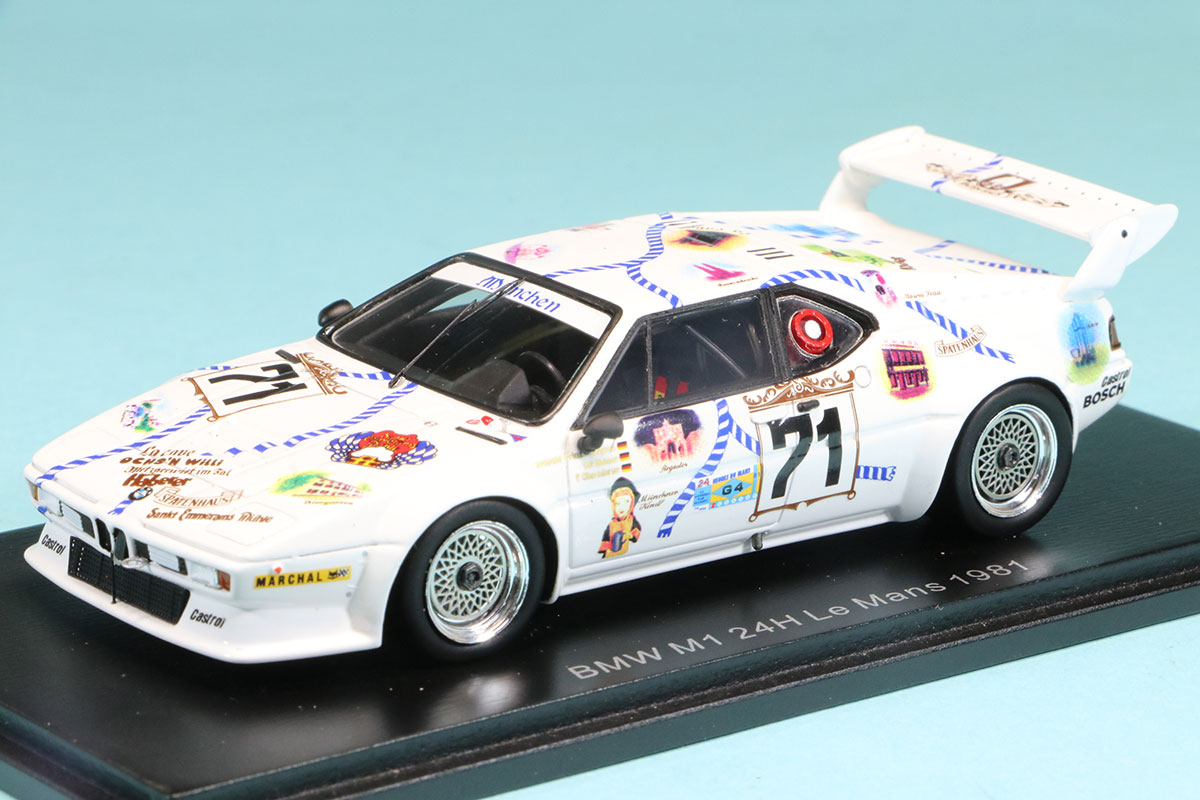 スパーク 1/43 BMW M1 ルマン 1981 No.71　S6404