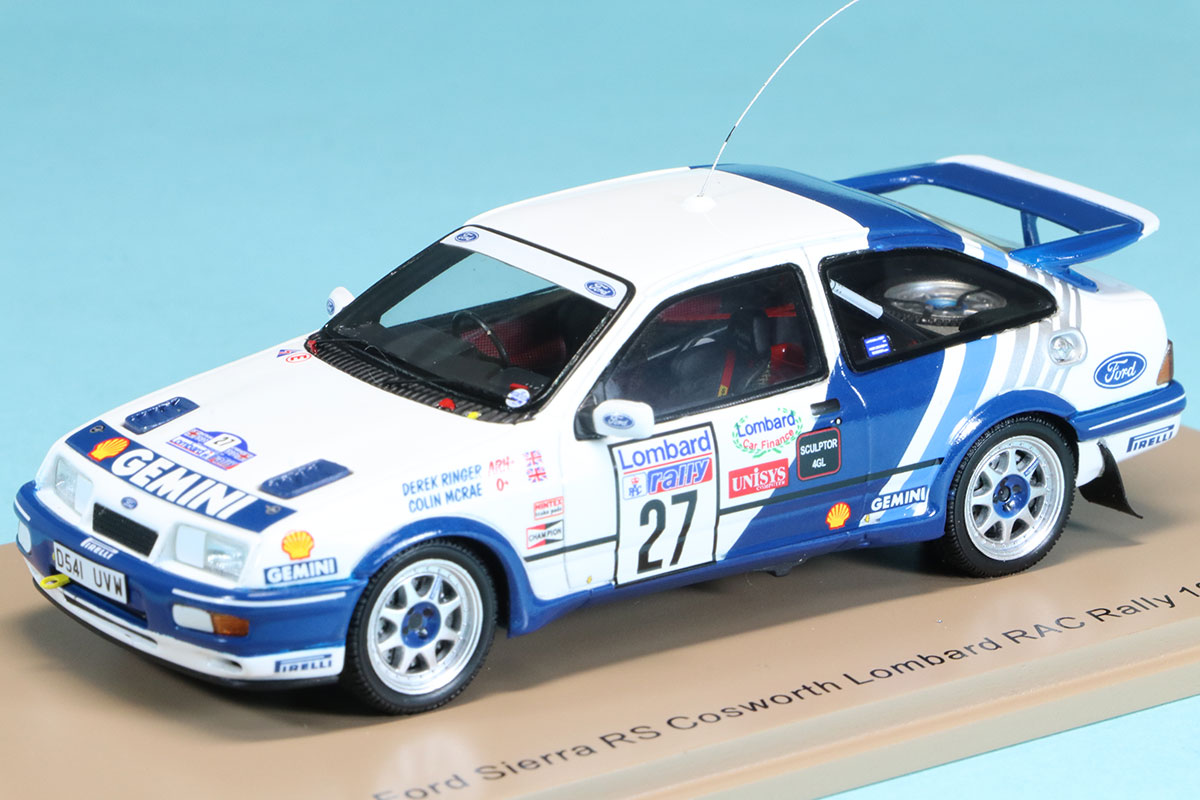 スパーク 1/43 フォード シエラ RS ロンバードラリー 1989 No.27 S8708