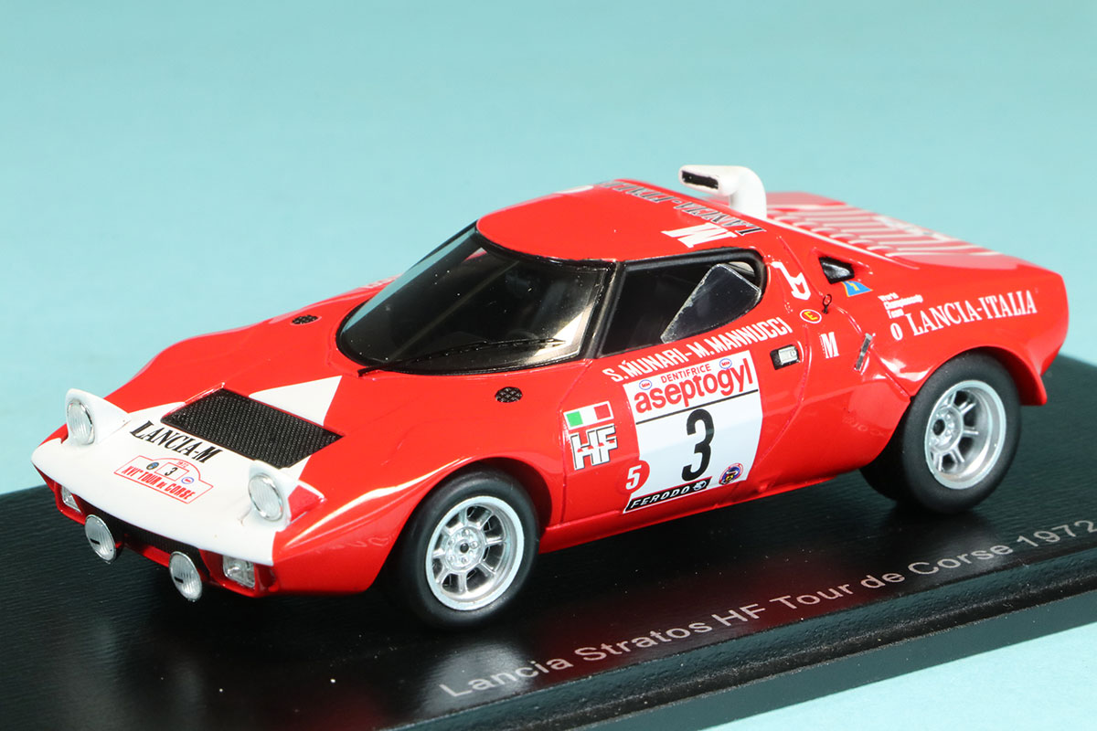 スパーク 1/43 ランチア ストラトス HF ツールドコルス 1972 No.3　S9070