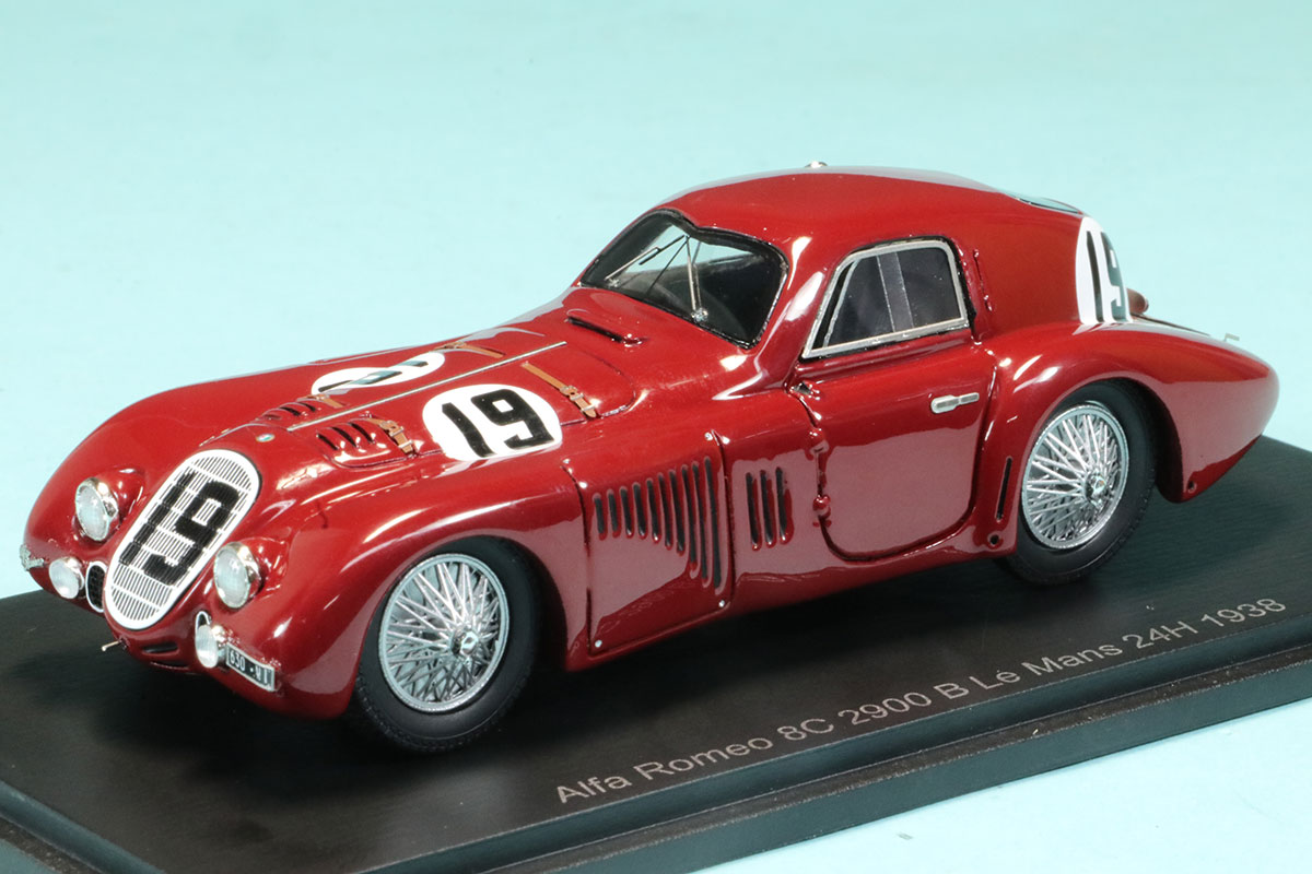 スパーク 1/43 アルファロメオ 8C 2900 B ルマン 1938 No.19
