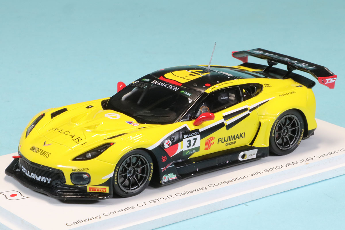 1/43 Callaway Corvette C7 GT3 スパーク コルベット Spark 1:43 Chevrolet Corvette C7 GT3-R #37 10h Suzuka 2019