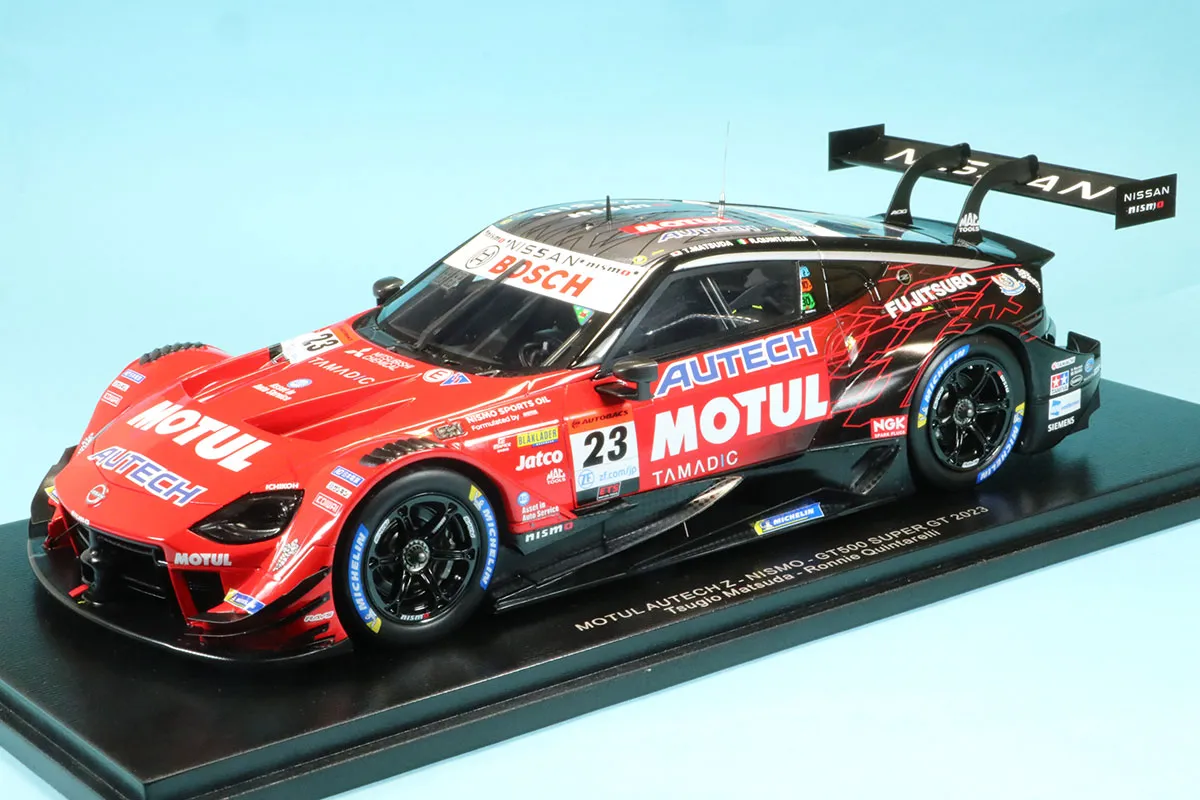 スーパーGT 2017 モチュールオーテックGT-R ebbro 1/18 GT-R 2017 SUPER GT Motul AUTECH EBBRO 1/18 with box used