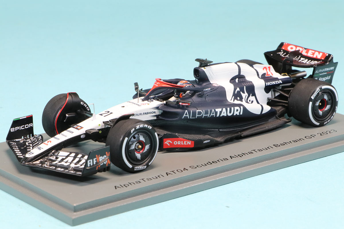 スパーク 1/43 アルファタウリ AT04 日本GP 2023 ローソン スパーク 1/43 アルファタウリ AT04 No.21 バーレーン GP 2023 N