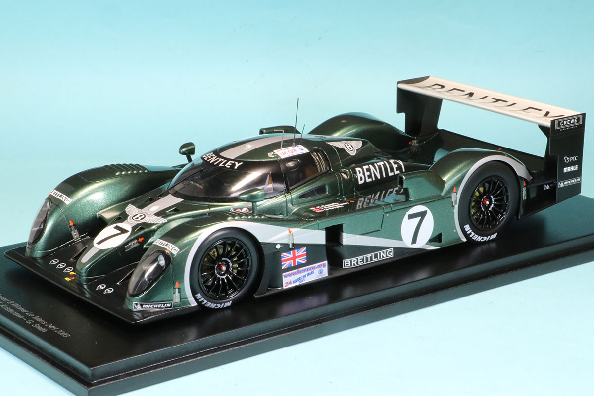 スパーク 1/18 ベントレー スピード8 ルマン 2003 No.7 ウィナー