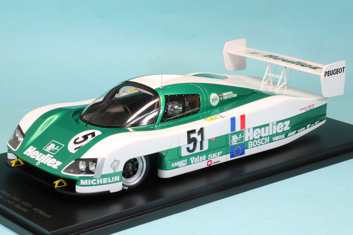 ビザール 1/43 WM P83 ターボ プジョー #9 ル・マン 1983 ビザール 1/43 WM P83 ターボ プジョー #9 ル・マン 1983 - メルカリ