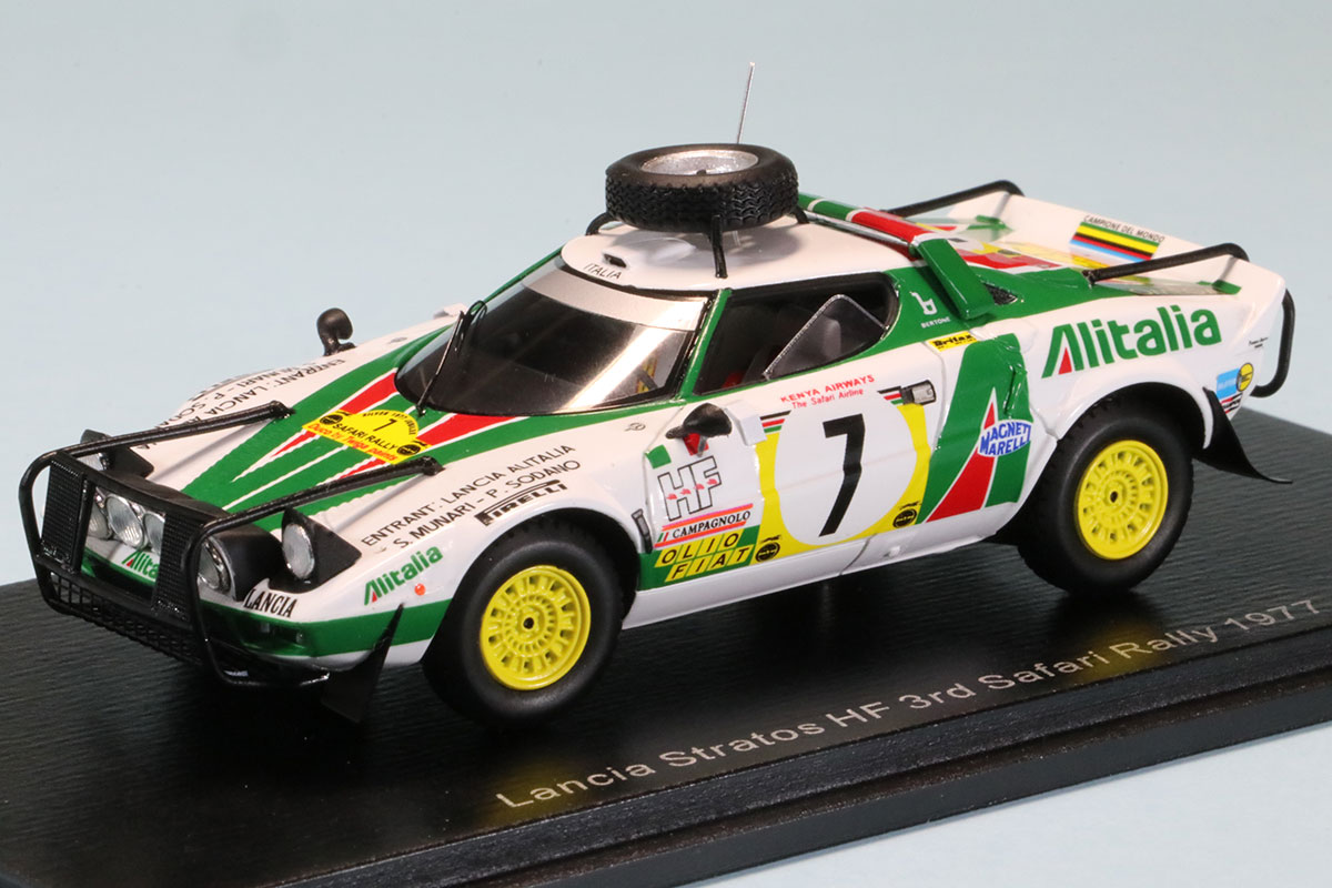 スパーク 1/43 ランチア ストラトス HF サファリ ラリー 1977 No