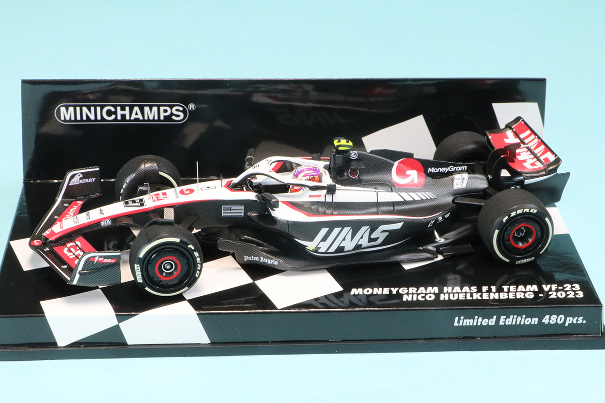 ミニチャンプス 1/43 ハース VF-23 ニコ ヒュルケンベルグ 2023