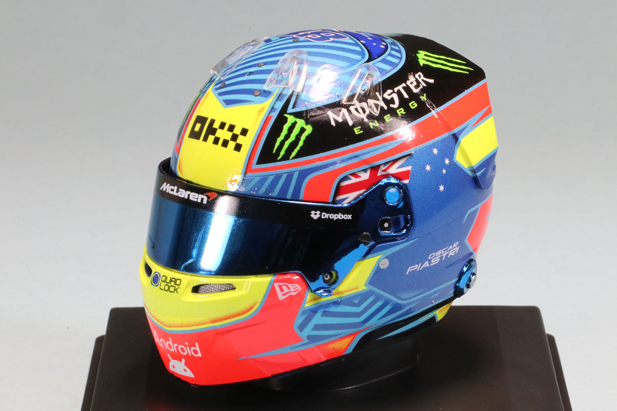 スパーク 1/5 ヘルメット O.ピアストリ 2024 5HF140 ミニカーショップ ロム