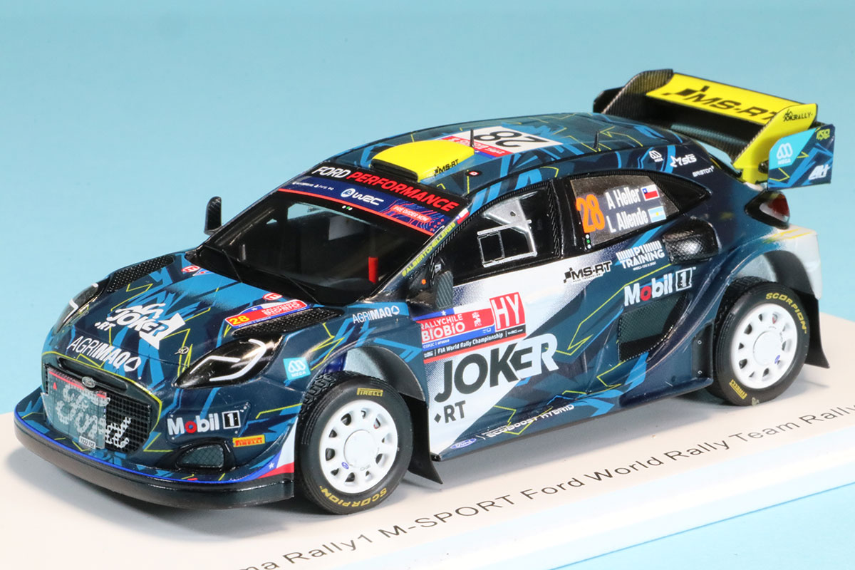スパーク 1/43 フォード プーマ WRC チリ ラリー 2023 No.28 A.ヘラー