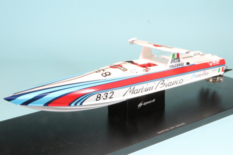 スパーク 1/43 MARTINI OFF SHORE パワーボート　S2301