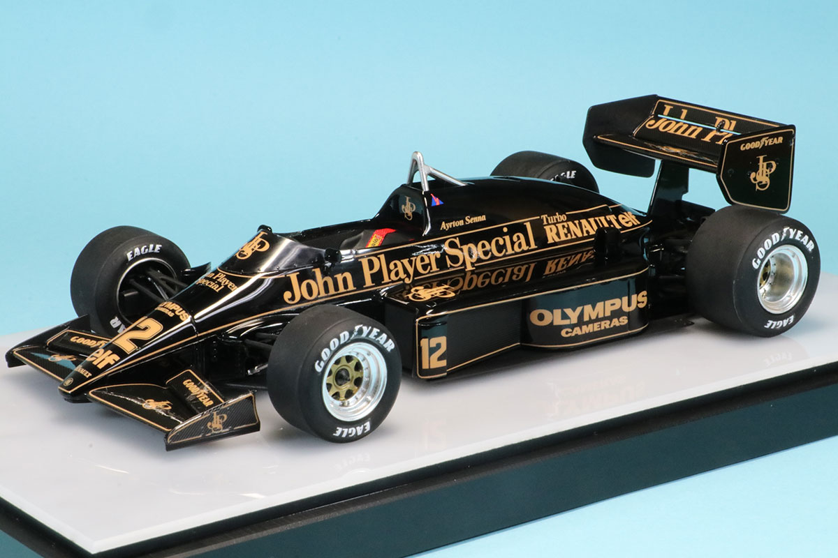 [受注製作見本] ロムファクトリー 1/20  RFF090740  ロータス 97T ベルギーGP 1985 A.セナ ウィナー ミラー付きディスプレイケースケース　RFF090740