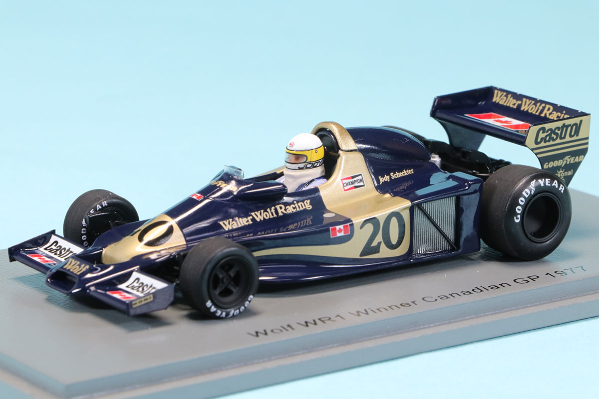 スパーク 1/43 ウルフ WR1 カナダGP 1977 J.シェクター ウィナー S9998