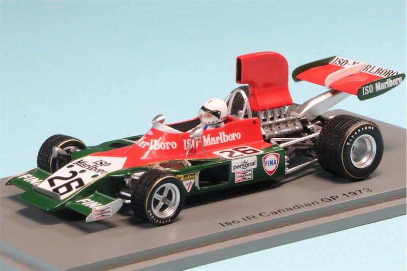 スパーク 1/43 イソ IR カナダGP 1973 T.シェンケン デカール加工品　S7576
