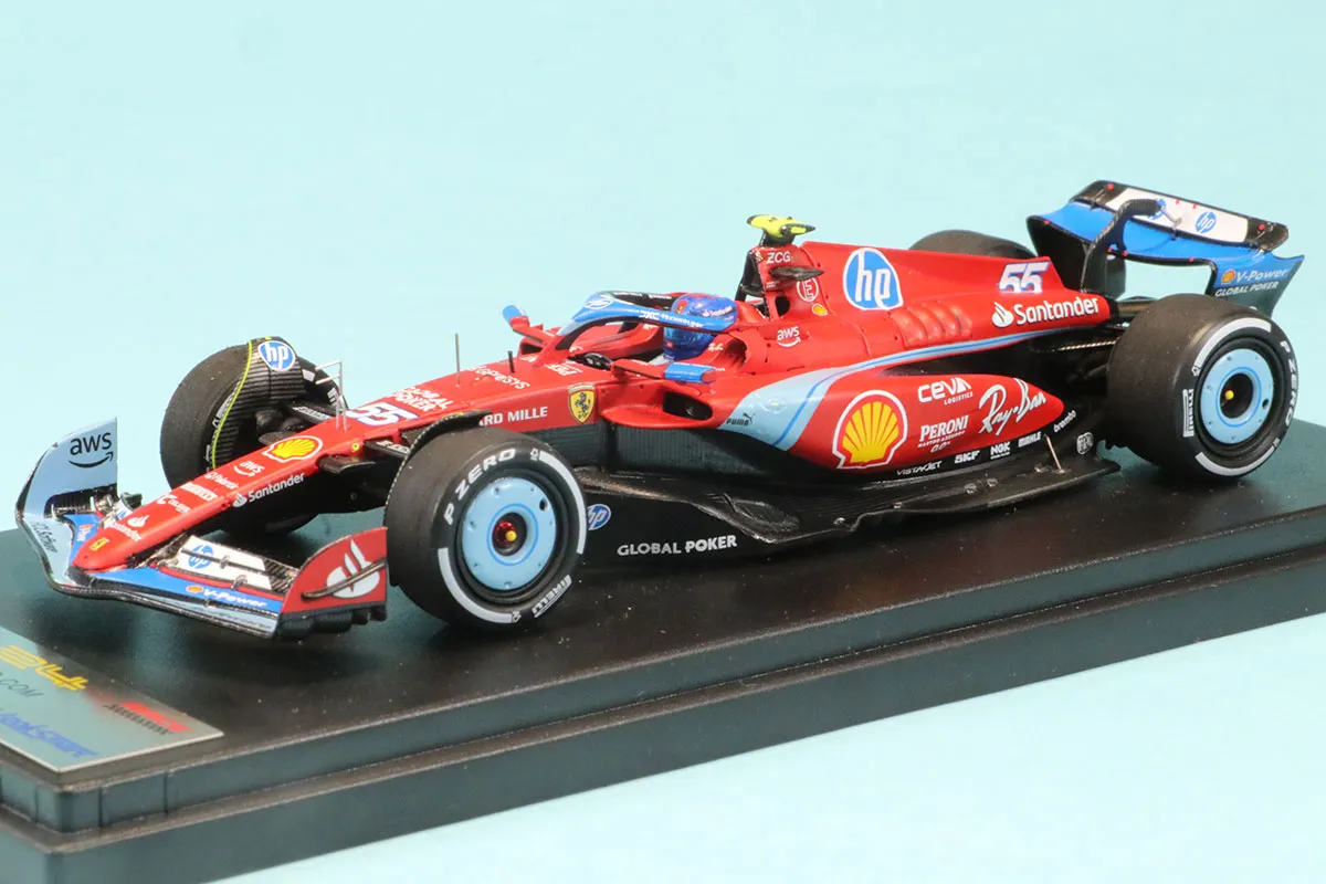 ルックスマート 1/43 フェラーリ SF-24 マイアミGP 2024 C