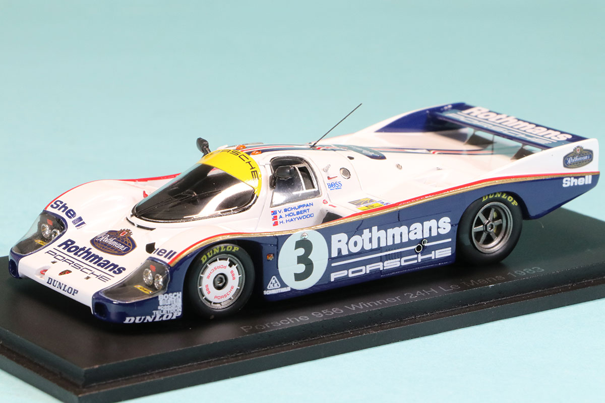 スパーク 1/43 ポルシェ 956 ルマン 1983 No.3 ウィナー デカール加工品　43LM83S