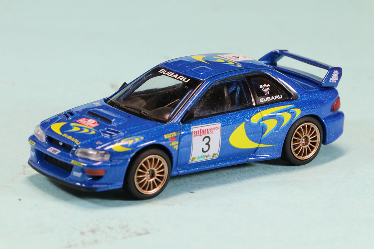 MINI-GT 1/64 スバル インプレッサ WRC97 ラリー・サンレモ 1997 優勝車 #3(左ハンドル)　MGT00512-L