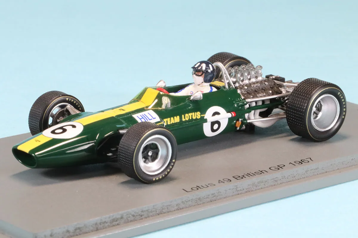 スパーク 1/43 ロータス 49 イギリスGP 1967 G.ヒル　S6360