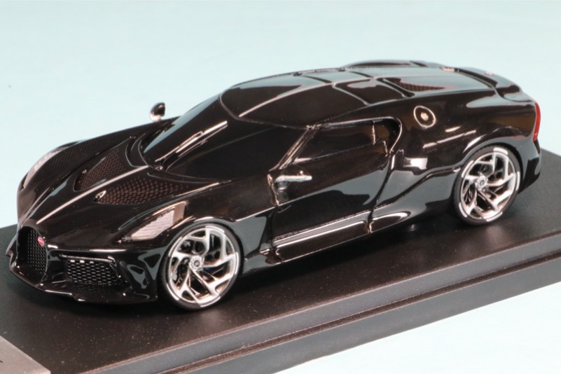 ルックスマート 1/43 ブガッティ ラ ヴォワチュール ノワール ブガッティ創立110周年記念 タイプ57 SC アトランティック オマージュモデル ブラック　LS512