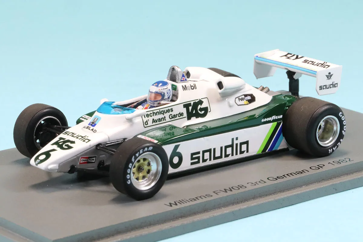 スパーク 1/43 ウィリアムズ FW08 ドイツGP 1982 K.ロスベルグ