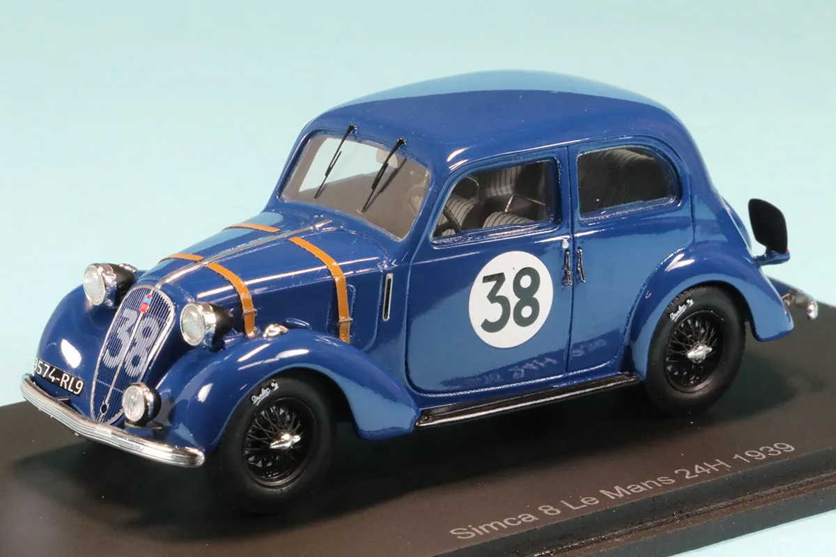 スパーク 1/43 シムカ 8 ルマン 1939 No.38 S9427 ミニカーショップ ロム