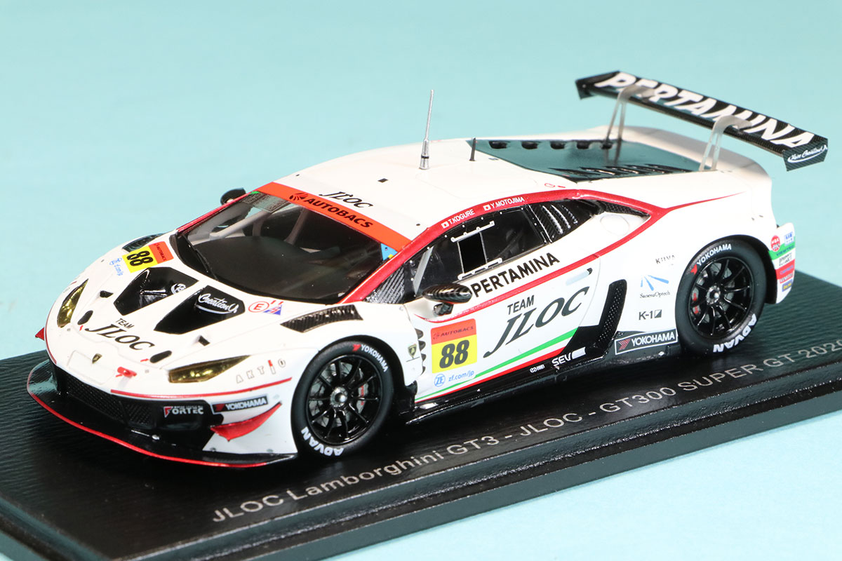 スパーク 1/43 JLOC ランボルギーニ ウラカン GT3 スーパーGT GT300 2020 No.88 小暮卓史/アンドレ・クート　SGT007