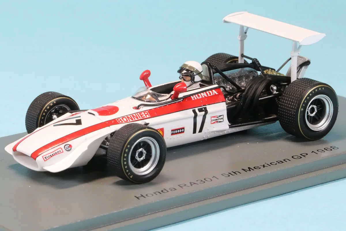 スパーク 1/43 ホンダ RA301 メキシコGP 1968 J.ボニエ S6226